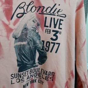 Blondie Pink Tie-Dye Long Sleeve Shirt